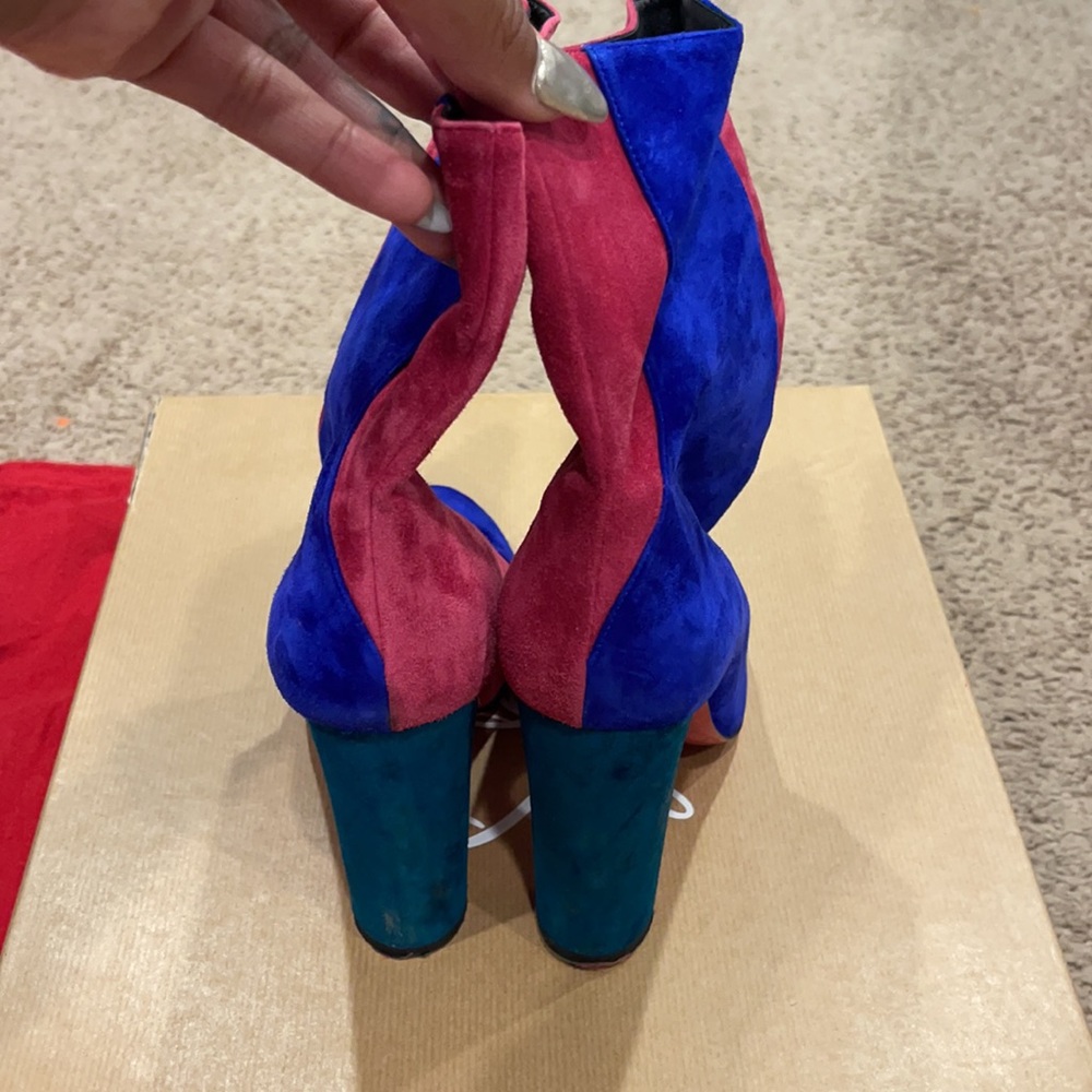 Color block Christian louboutins, worn twice! I’m very good condition. - Picture 5 of 12